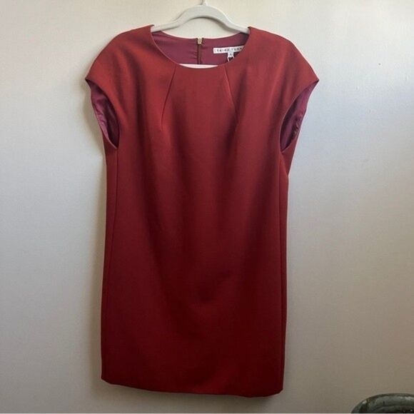 NWT Trina Turk burnt orange dress shift dress size 0 - Picture 2 of 6